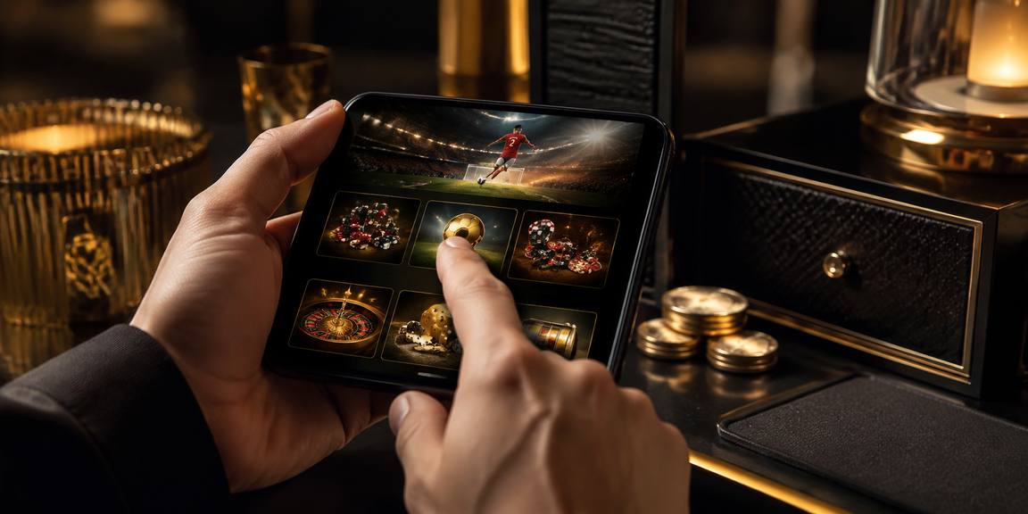 Mobile casino lobby